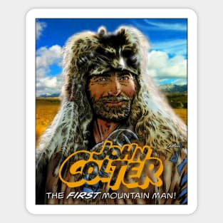 JOHN COLTER 1st Mt. Man Sticker